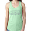 Vintage Ford Mustang Silver Honeycomb Grill Distressed Cars and Trucks Ladies Racerback Tank Top