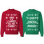 Why is The Carpet All Wet Todd Margo Ugly Christmas Matching Couples Unisex Crewneck Sweatshirt