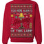 Fragile Leg Lamp Ugly Christmas Sweater Unisex Crewneck Graphic Sweatshirt