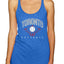 American Baseball Fan Vintage Distressed Field Sports Gift Tri-Blend Racerback Tank