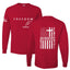 Freedom Cross, Christian Patriotic Men's Long Sleeve Shirt, Charlie Kirk Merch