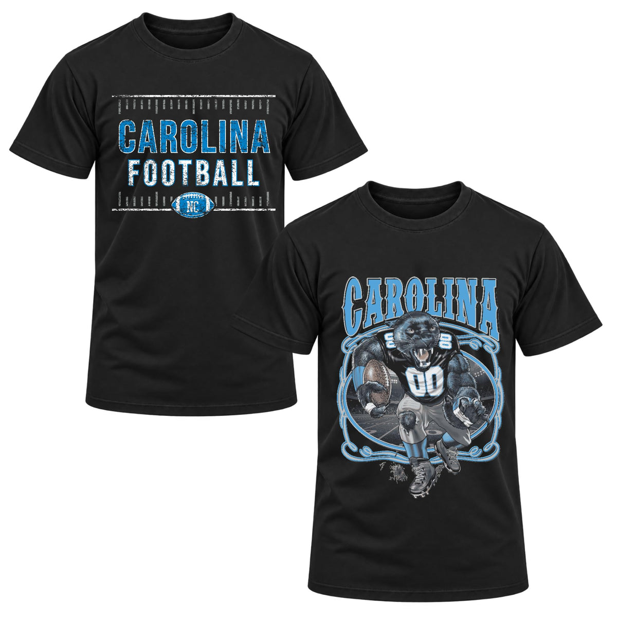 Football Fan 2 Pack Mens Tee Unisex Tshirt Graphic Football Team Tee