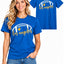 Womens Football Fan Cotton Tee Graphic We love City T Shirt