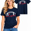 Womens Football Fan Cotton Tee Graphic We love City T Shirt