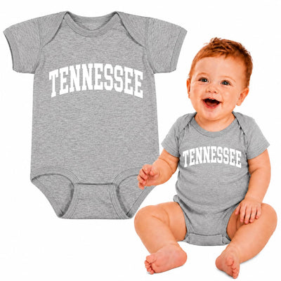 State of Tennessee College Style Fashion Baby Creeper Boys Girls Infant Bodysuit