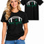 Womens Football Fan Cotton Tee Graphic We love City T Shirt