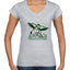 Grease The Poles Broad Street Phil Football Sports Womens Standard V-Neck Tee