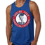 Shelby Cobra USA Logo Emblem Powered by Ford Motors Cars and Trucks Mens Tank Top