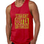 Straight Outta State Fan Fantasy Sports Mens Graphic Tank Top