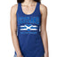 Flag Heart Soccer Fan, Women's Novelty Shirt, Game Day Gift for Her Racerback Tank Top