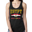 Flag Heart Soccer Fan, Women's Novelty Shirt, Game Day Gift for Her Racerback Tank Top