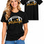 Womens Football Fan Cotton Tee Graphic We love City T Shirt