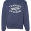 I'm Not Old I'm Classic Vintage Car Funny Gift for Dad Papa Humor Unisex Crewneck Sweatshirt