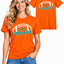 Womens Football Fan Cotton Tee Graphic We love City T Shirt