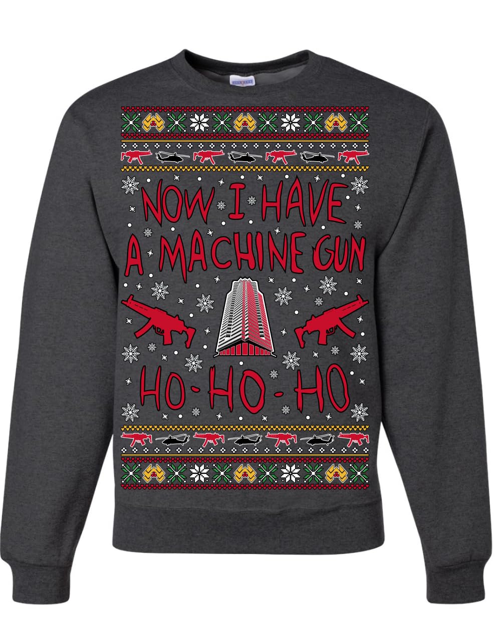 Nakatomi Christmas Party McClane Ugly Christmas Sweater Crewneck Sweatshirt