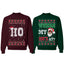 Where My Ho's At? Ugly Christmas Couples Sweaters Adult Him Hers Matching Unisex Holiday Sweatshirts