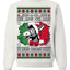Funny Italian Christmas Donkey Ugly Christmas Sweater Crewneck Sweatshirt