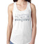 Vintage Ford Mustang Silver Honeycomb Grill Distressed Cars and Trucks Ladies Racerback Tank Top