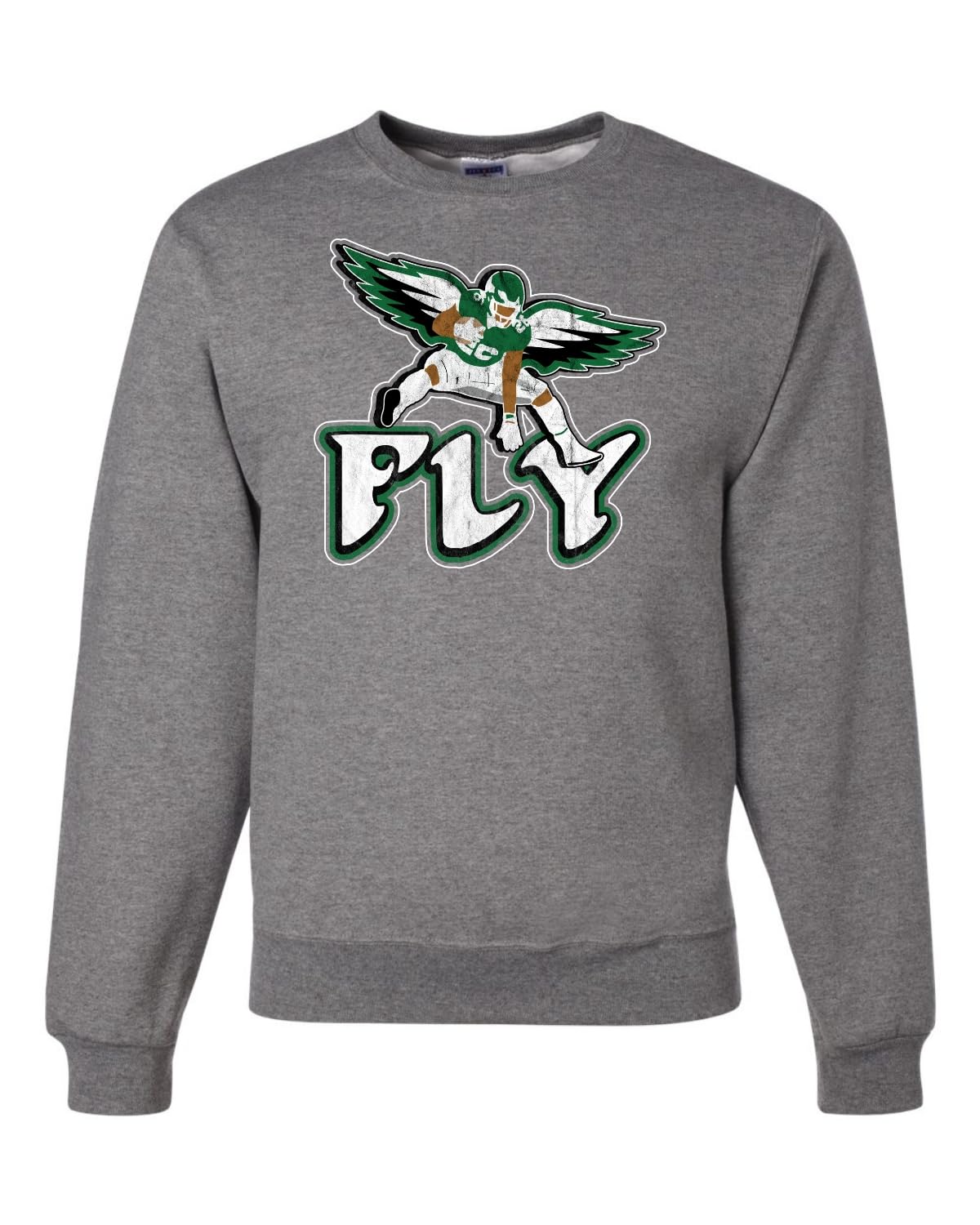 PHI Fantasy Football Sports Fan Pullover Soft Cotton Blend Graphic Unisex Crewneck Sweatshirt