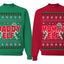 Daddy Elf Mommy Elf Matching His and Hers Couples Sweatshirt Ugly Christmas Matching Couple