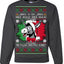 Funny Italian Christmas Donkey Ugly Christmas Sweater Crewneck Sweatshirt