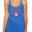 American Baseball Fan Vintage Distressed Field Sports Gift Tri-Blend Racerback Tank