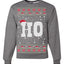 Where my Hos At Santa Ugly Christmas Sweater Unisex Crewneck Sweatshirt