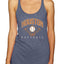 American Baseball Fan Vintage Distressed Field Sports Gift Tri-Blend Racerback Tank