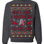 Nakatomi Christmas Party McClane Ugly Christmas Sweater Crewneck Sweatshirt