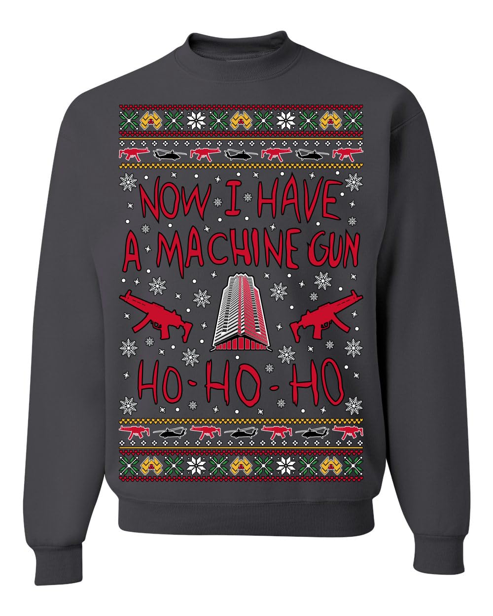 Nakatomi Christmas Party McClane Ugly Christmas Sweater Crewneck Sweatshirt