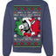 Funny Italian Christmas Donkey Ugly Christmas Sweater Crewneck Sweatshirt