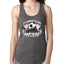 Its About To Get Miami Style Soccer Fan GOAT Sports Ladies Racerback Tank Top