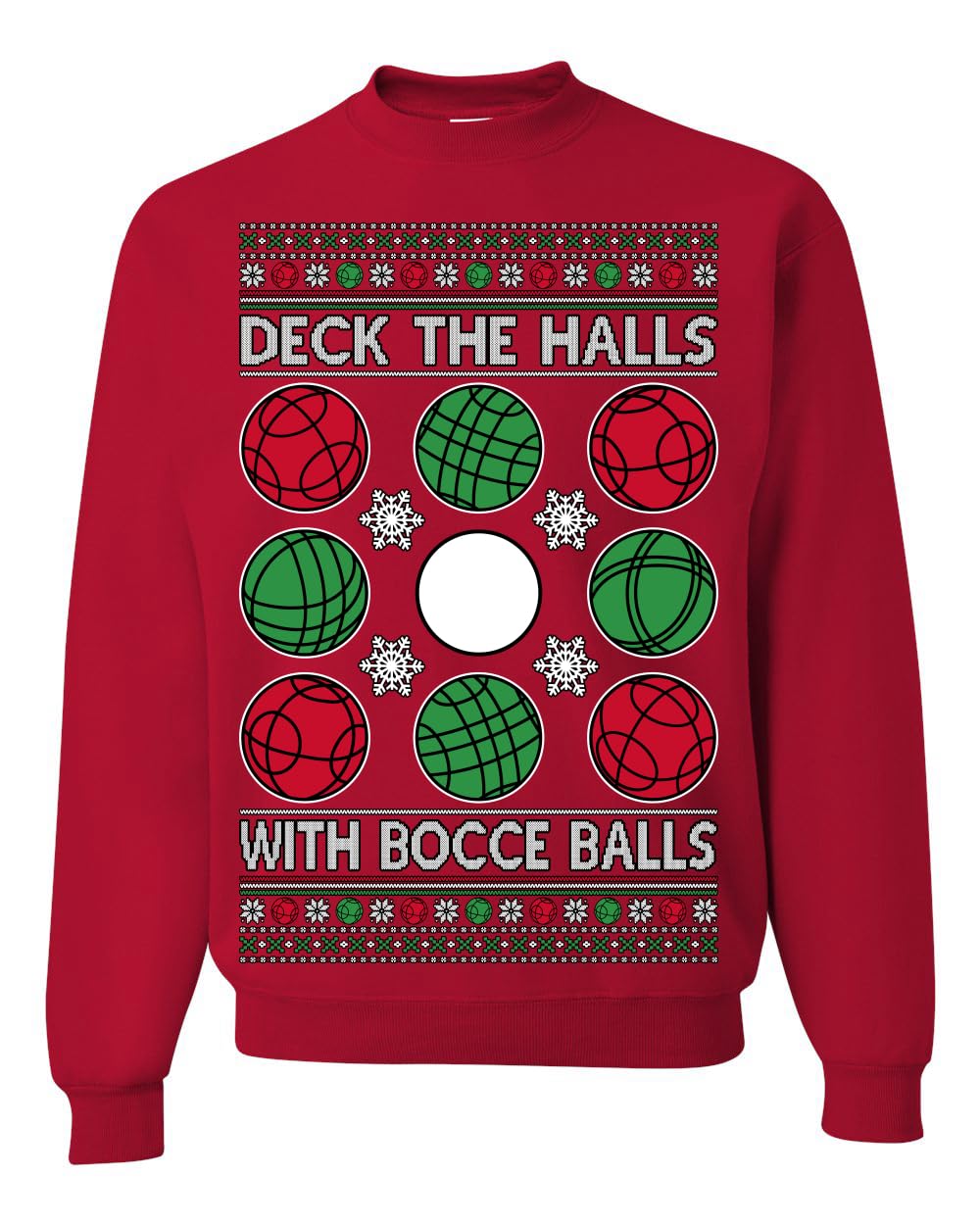 Funny Italian Christmas Donkey Ugly Christmas Sweater Crewneck Sweatshirt