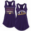 Vintage American Football Team 2 Pack Sports Ladies Racerback Tank Top