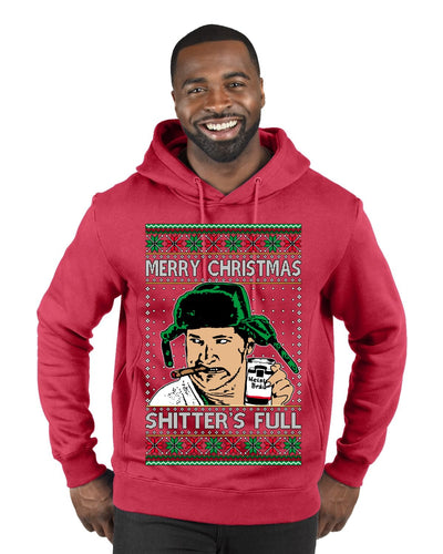 Shitter's Full Cousin Eddie Ugly Christmas Sweater Crewneck Sweatshirt