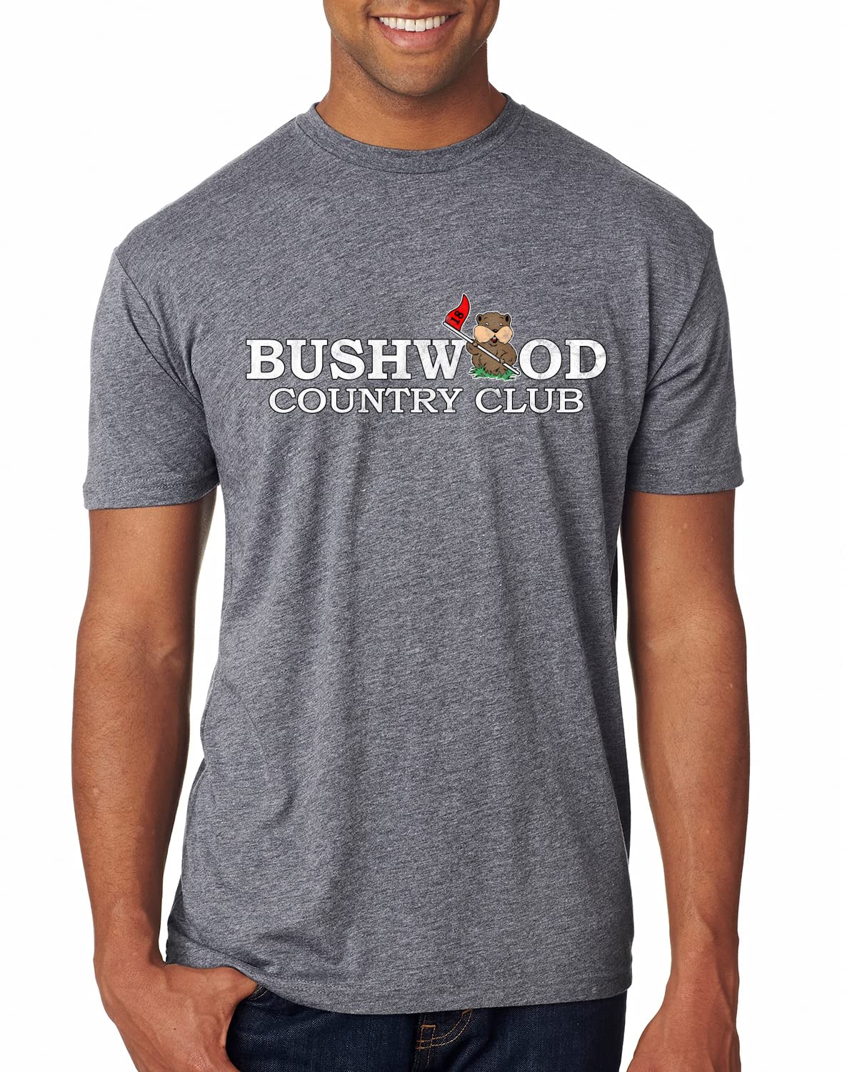 Bushwood Country Funny Golfing Shirt Humor Mens Premium Tri Blend T-Shirt