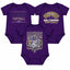 3-Pack Baby Bodysuit American Football Fan for Boys Girls Newborn Infant