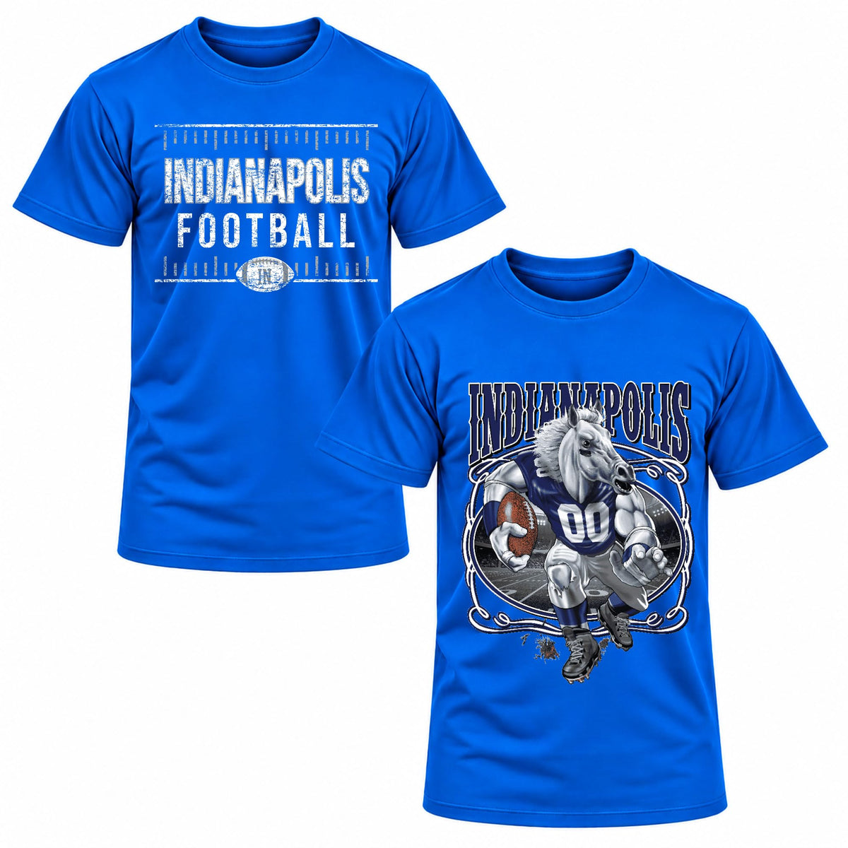 Football Fan 2 Pack Mens Tee Unisex Tshirt Graphic Football Team Tee