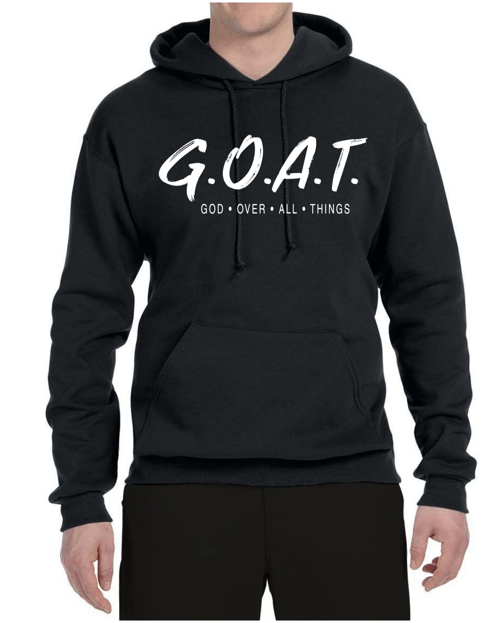 GOAT - God Over All Things Inspirational/Christian Unisex Hoodie Sweatshirt