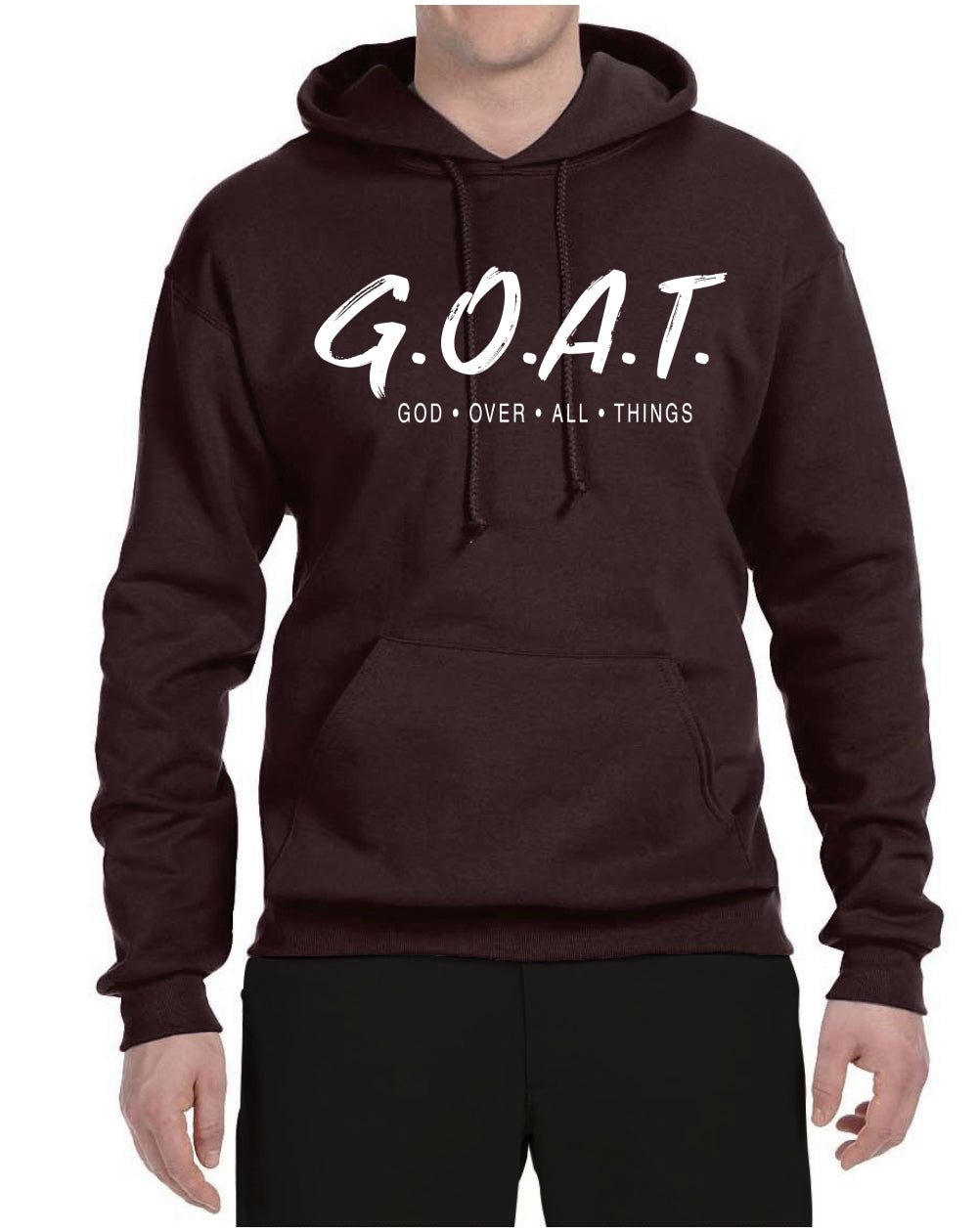 GOAT - God Over All Things Inspirational/Christian Unisex Hoodie Sweatshirt