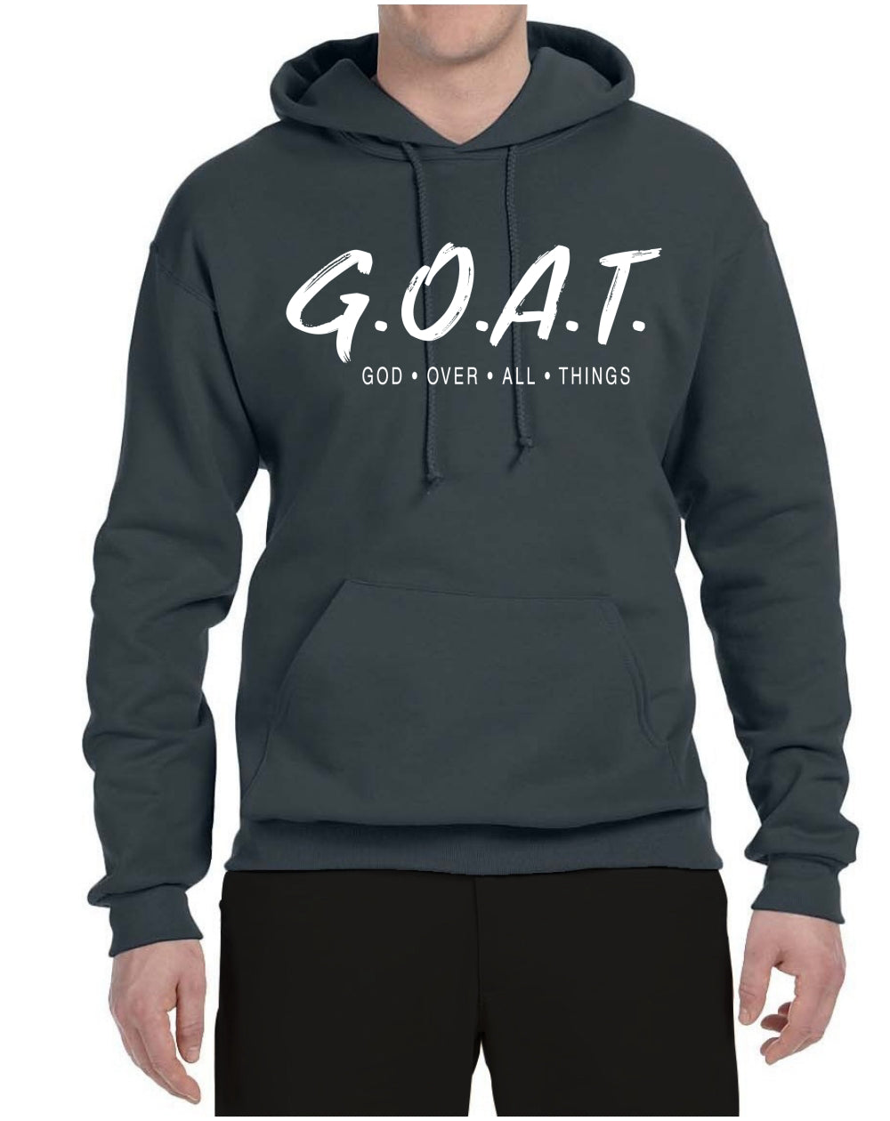 GOAT - God Over All Things Inspirational/Christian Unisex Hoodie Sweatshirt
