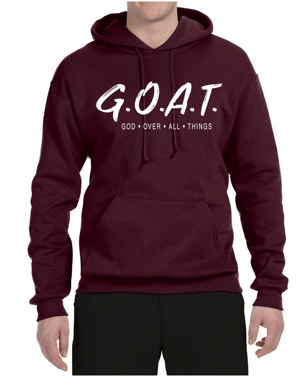 GOAT - God Over All Things Inspirational/Christian Unisex Hoodie Sweatshirt