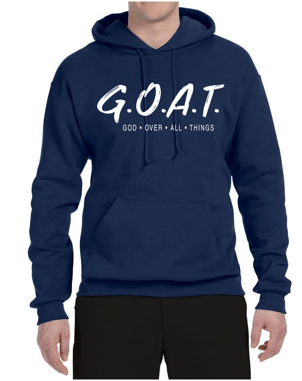 GOAT - God Over All Things Inspirational/Christian Unisex Hoodie Sweatshirt