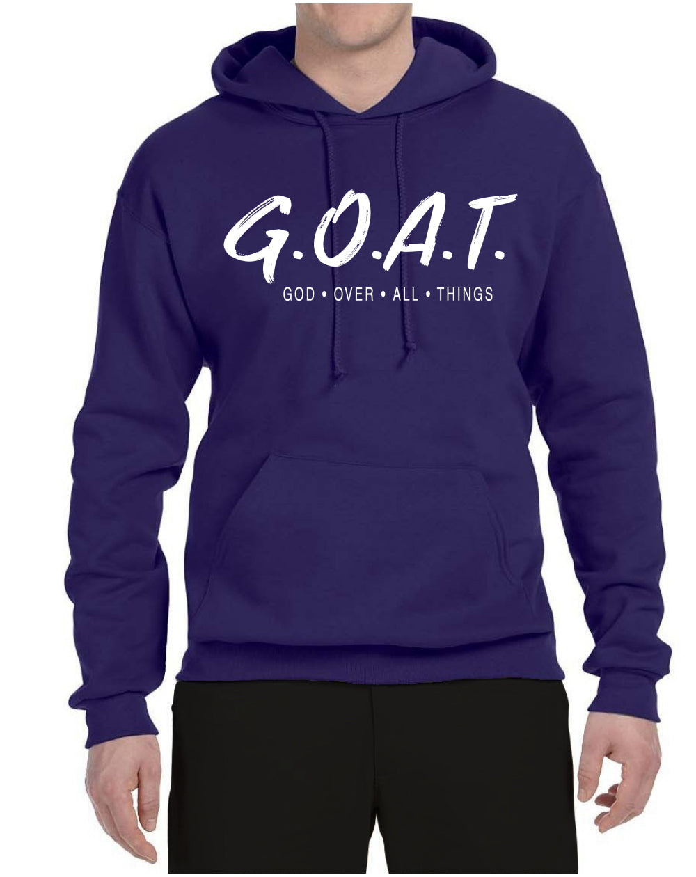 GOAT - God Over All Things Inspirational/Christian Unisex Hoodie Sweatshirt