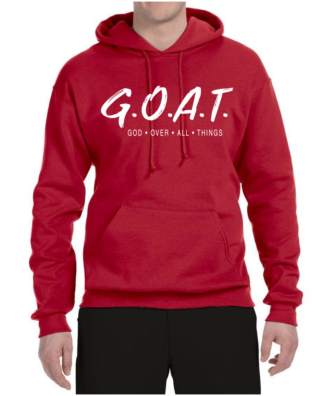 GOAT - God Over All Things Inspirational/Christian Unisex Hoodie Sweatshirt