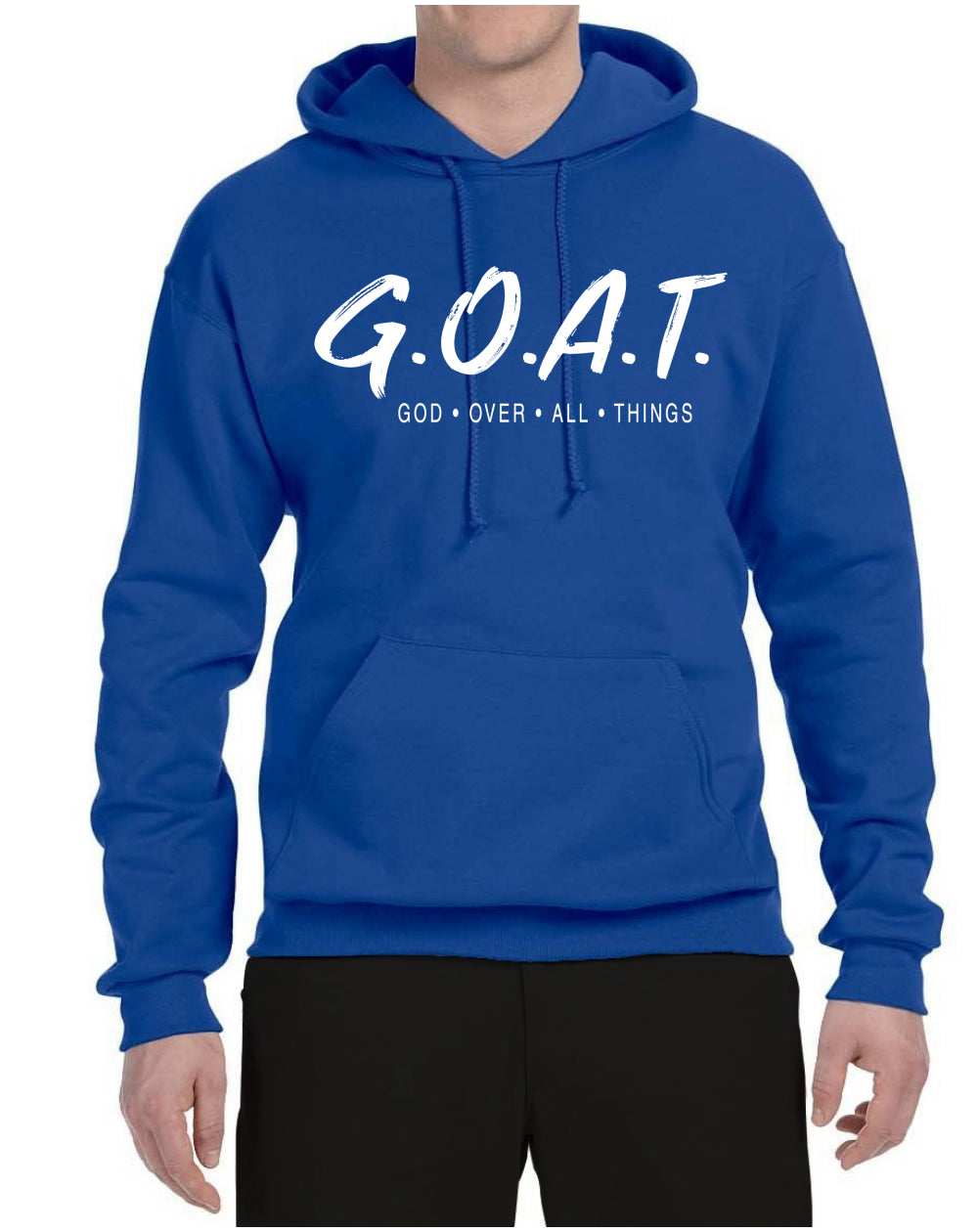GOAT - God Over All Things Inspirational/Christian Unisex Hoodie Sweatshirt