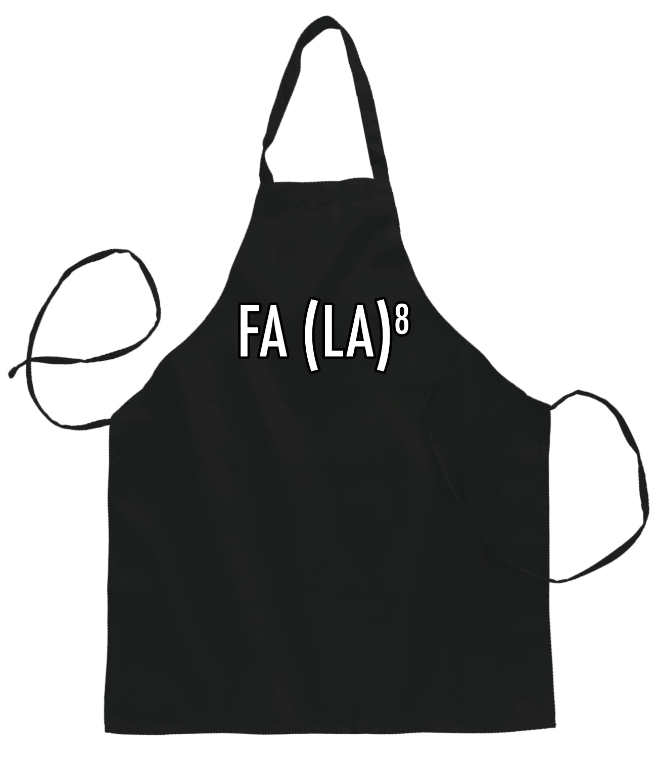 Fa La La La La Funny Scientific Notation Ugly Christmas Sweater Ugly Christmas Butcher Graphic Apron for Kitchen BBQ Grilling Cooking