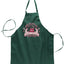 North Pole Book Club Ugly Christmas Sweater Ugly Christmas Butcher Graphic Apron for Kitchen BBQ Grilling Cooking