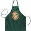 Rollin Into the Holidays | Funny Santa Claus Ugly Christmas Sweater Ugly Christmas Butcher Graphic Apron for Kitchen BBQ Grilling Cooking