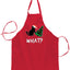 What? Funny Guilty Santa Cat Christmas Tree Ugly Christmas Sweater Ugly Christmas Butcher Graphic Apron for Kitchen BBQ Grilling Cooking